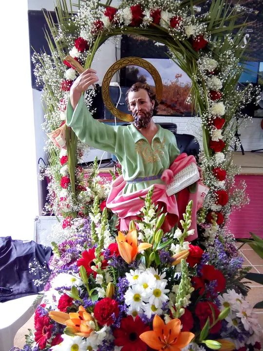 Romer&iacute;a de San Marcos, en la aldea iznaje&ntilde;a de Las Chozas (FOTO: cedida)