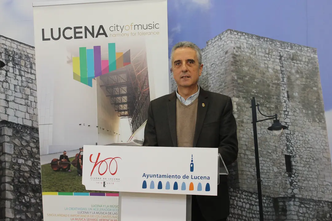 Juan P&eacute;rez, durante la presentaci&oacute;n de las actividades, esta ma&ntilde;ana (FOTO: cedida)