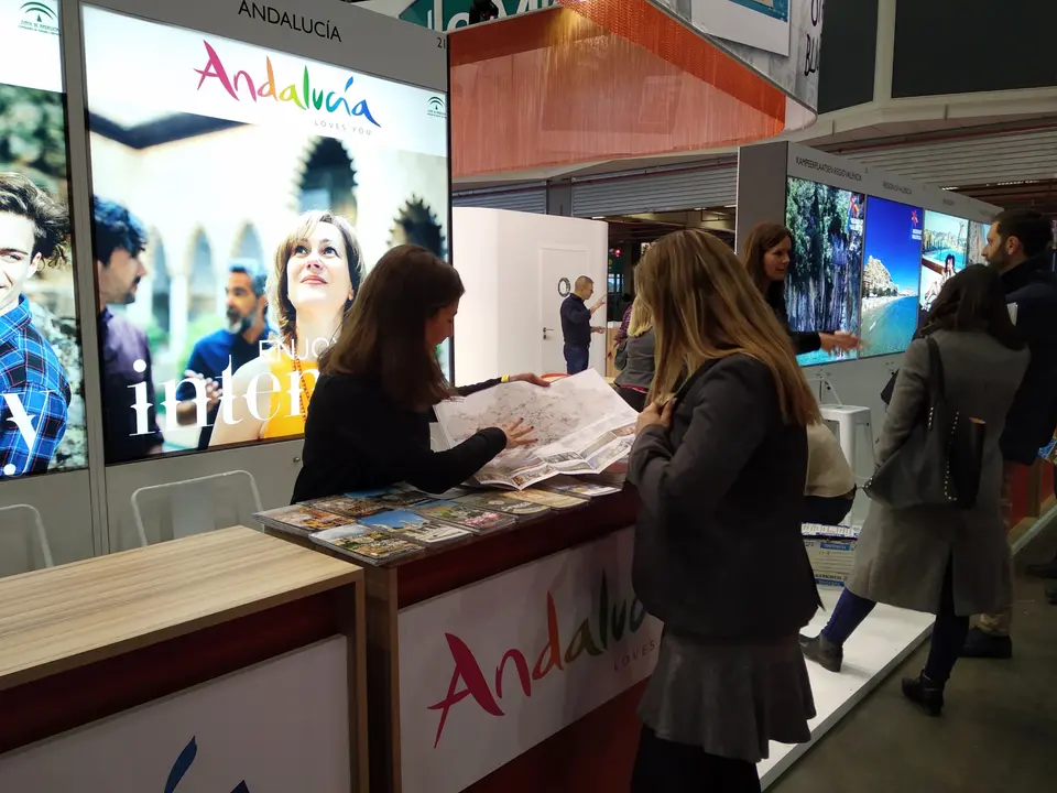 Caminos de Pasi&oacute;n, en el stand de Turismo Andaluz en la Feria de Vakantiebeurs, en Pa&iacute;ses Bajos (FOTO: cedida)