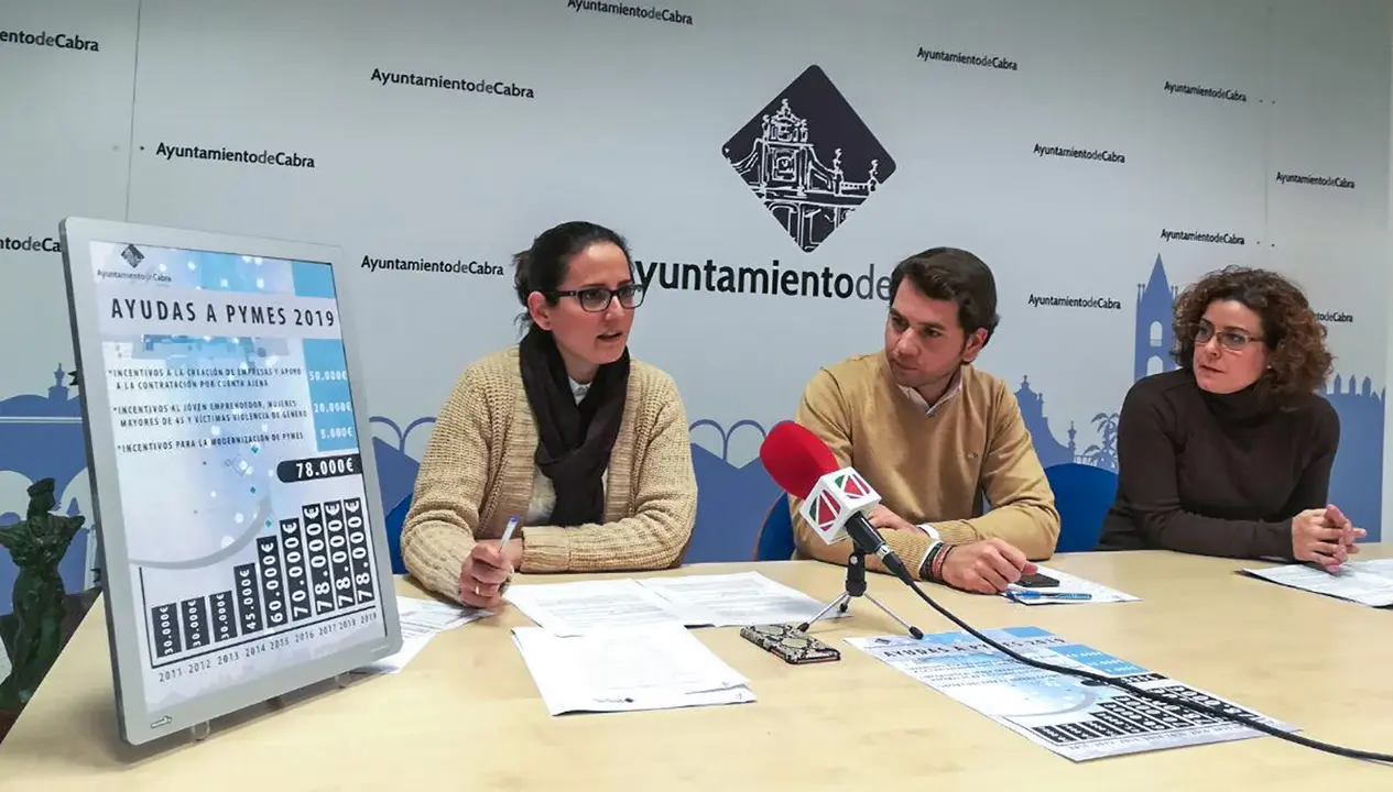 Presentaci&oacute;n del Plan de ayuda a pymes y aut&oacute;nomos en Cabra (FOTO: cedida)