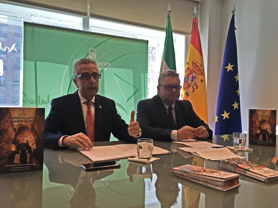 P&eacute;rez y Morales presentan en Madrid la oferta de Caminos de Pasi&oacute;n en esta Cuaresma (FOTO: cedida)