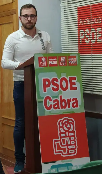Jes&uacute;s Chac&oacute;n Castro, secretario general de Juventudes Socialistas de Cabra [FOTO: cedida]