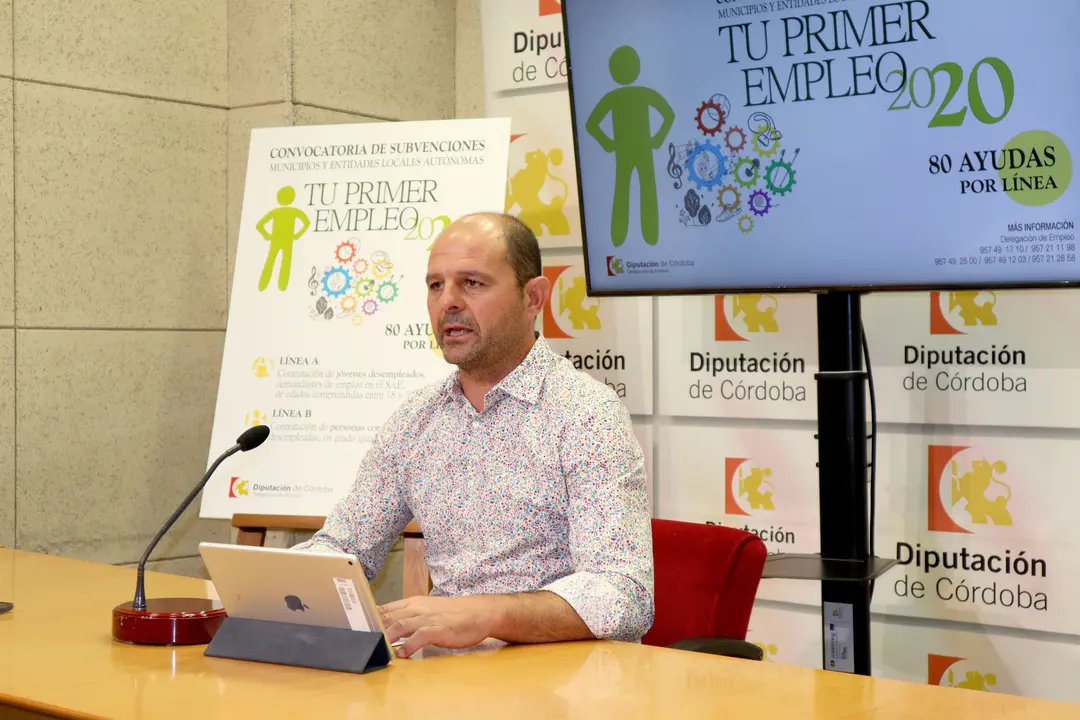 Miguel Ruz, delegado de Empleo de la Diputaci&oacute;n de C&oacute;rdoba (FOTO: cedida)