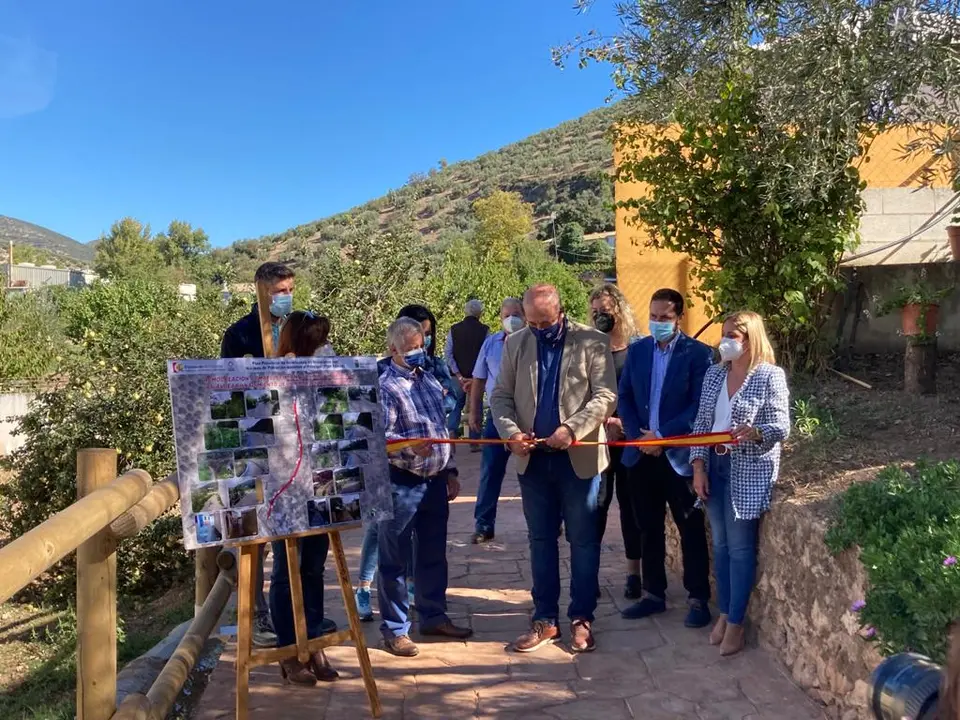Remodelaci&oacute;n del camino en el Nacimiento del R&iacute;o Zambra, en Rute (FOTO: cedida)
