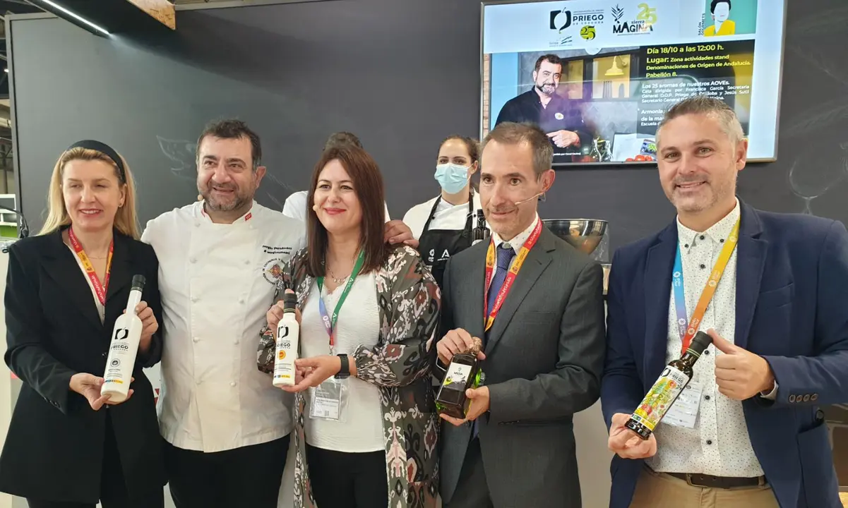 Las DOP Priego de C&oacute;rdoba y Sierra M&aacute;gina celebran su XXV aniversario en el Sal&oacute;n Gourmet de Madrid (FOTO: cedida)