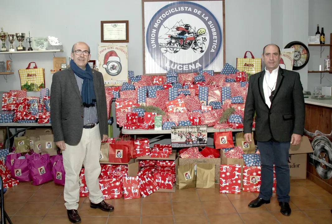 Presentaci&oacute;n de la 'Papanoelada Motera' de Lucena (FOTO: cedida)