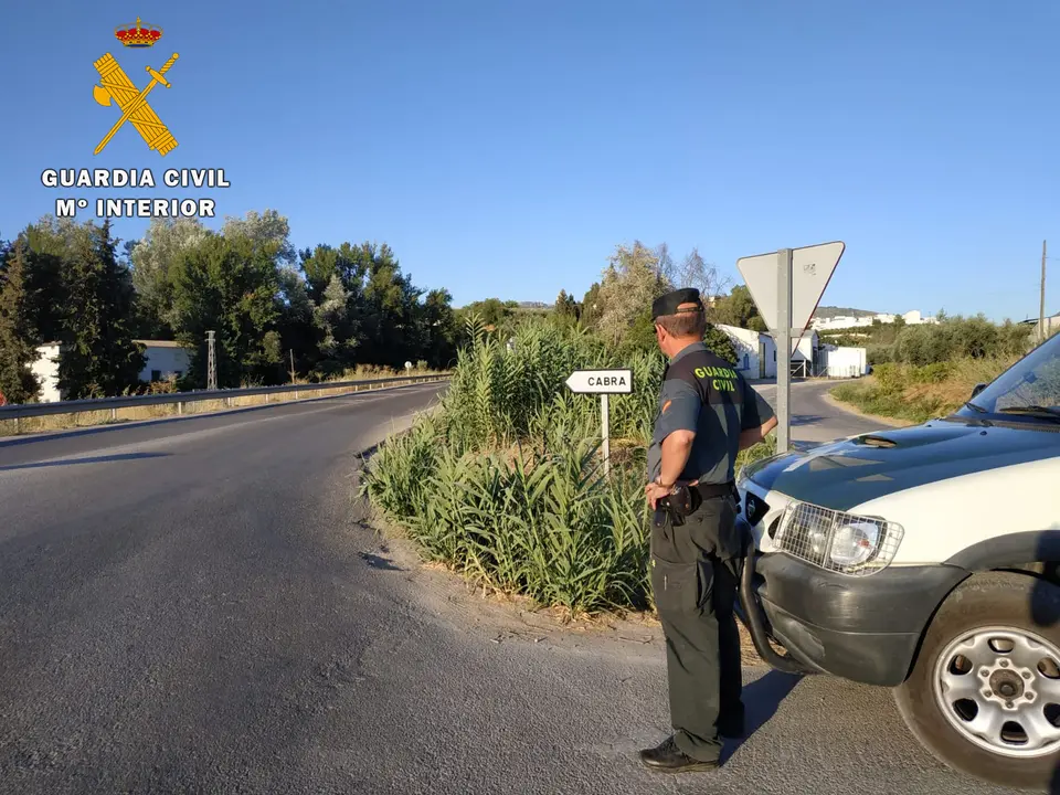 Guardia Civil en Cabra (FOTO: cedida)