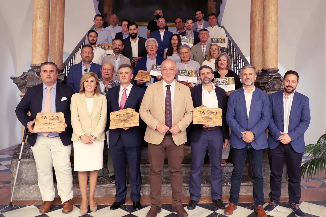 Entrega de premios del XV Concurso Provincial a la calidad del AOVE organizado por la Diputaci&oacute;n de C&oacute;rdoba (FOTO: cedida)