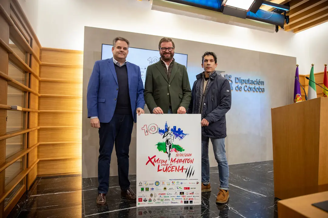 Presentación de la X Media Maratón 'Ciudad de Lucena' (FOTO: cedida)