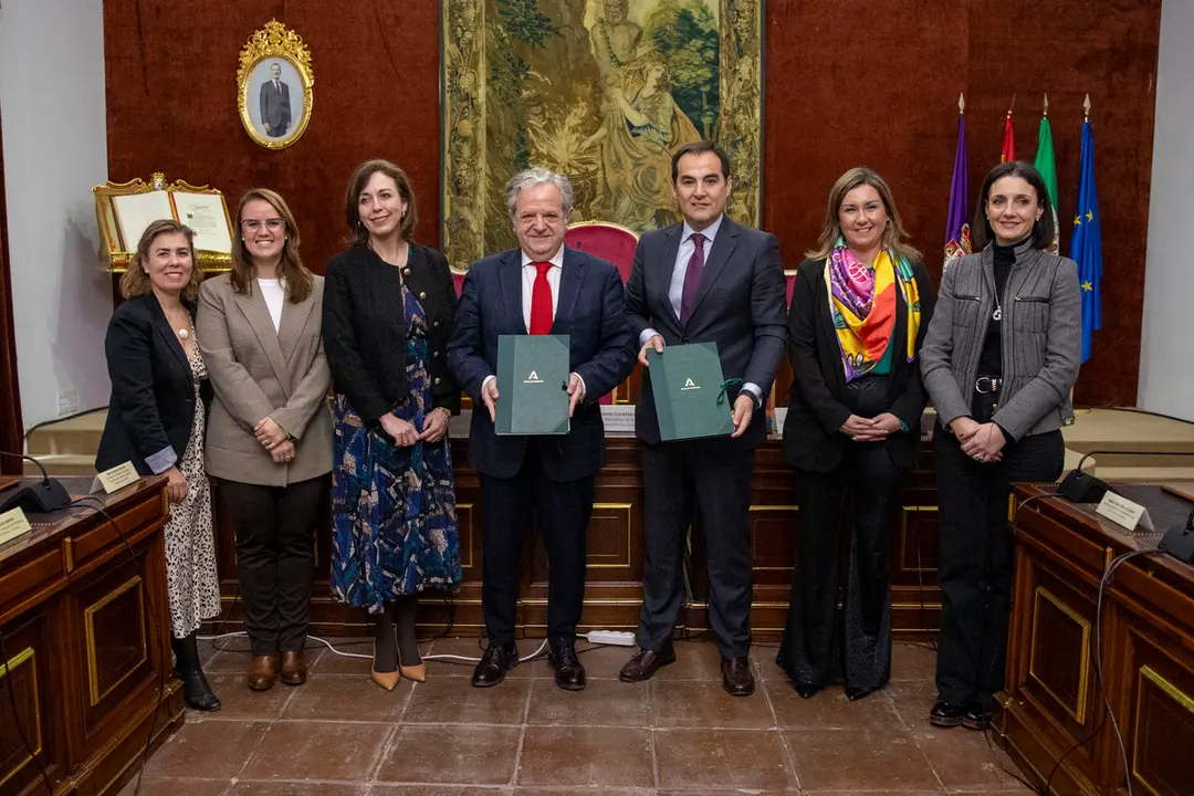 Firma del convenio para el programa de Capacitación Digital en C&oacute;rdoba (FOTO: cedida)