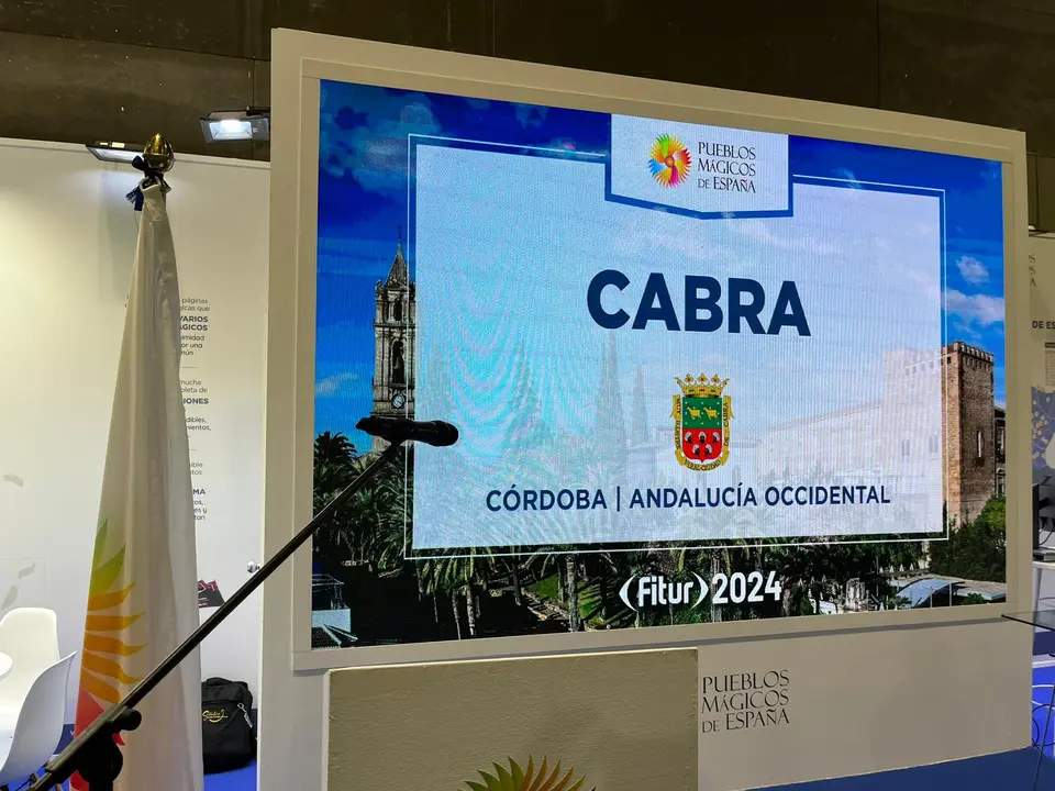 Presentaci&oacute;n de Cabra en la red de Pueblos M&aacute;gicos de Espa&ntilde;a, dentro de FITUR 2024 (FOTO: cedida)