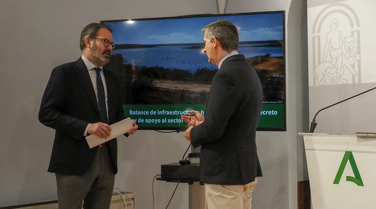 Presentaci&oacute;n del balance h&iacute;drico de la Junta de Andaluc&iacute;a en C&oacute;rdoba (FOTO: cedida)