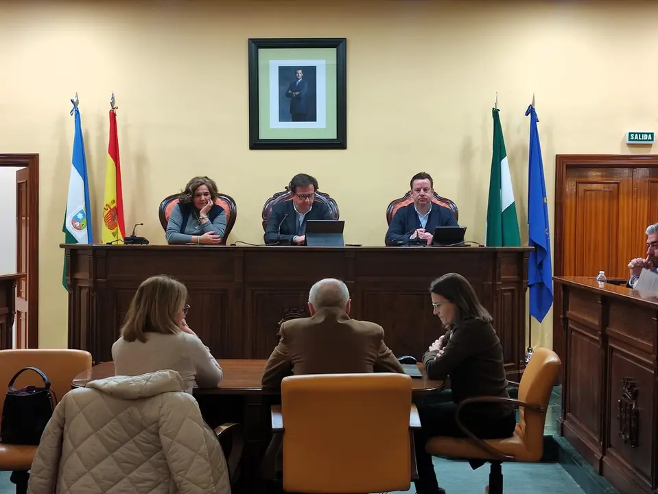 Pleno extraordinario en el Ayuntamiento de Lucena (FOTO: cedida)