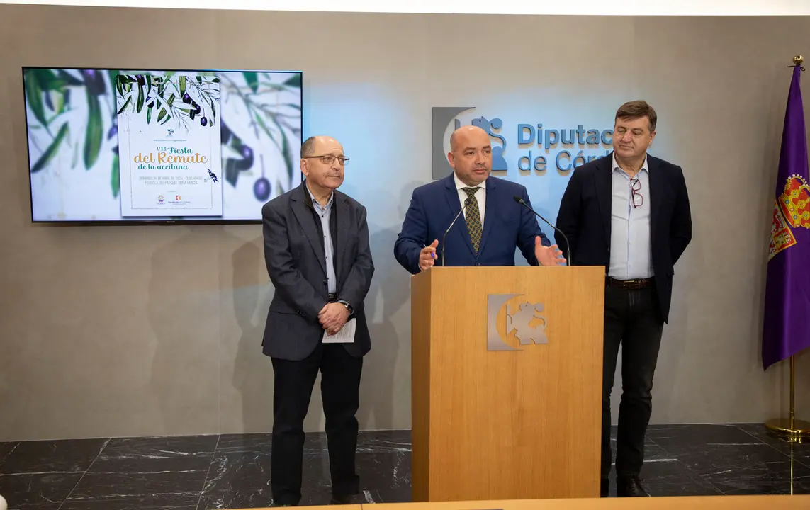 Presentaci&oacute;n de la Fiesta del remate de la aceituna de Doña Mencía en la Diputaci&oacute;n de C&oacute;rdoba (FOTO: cedida)