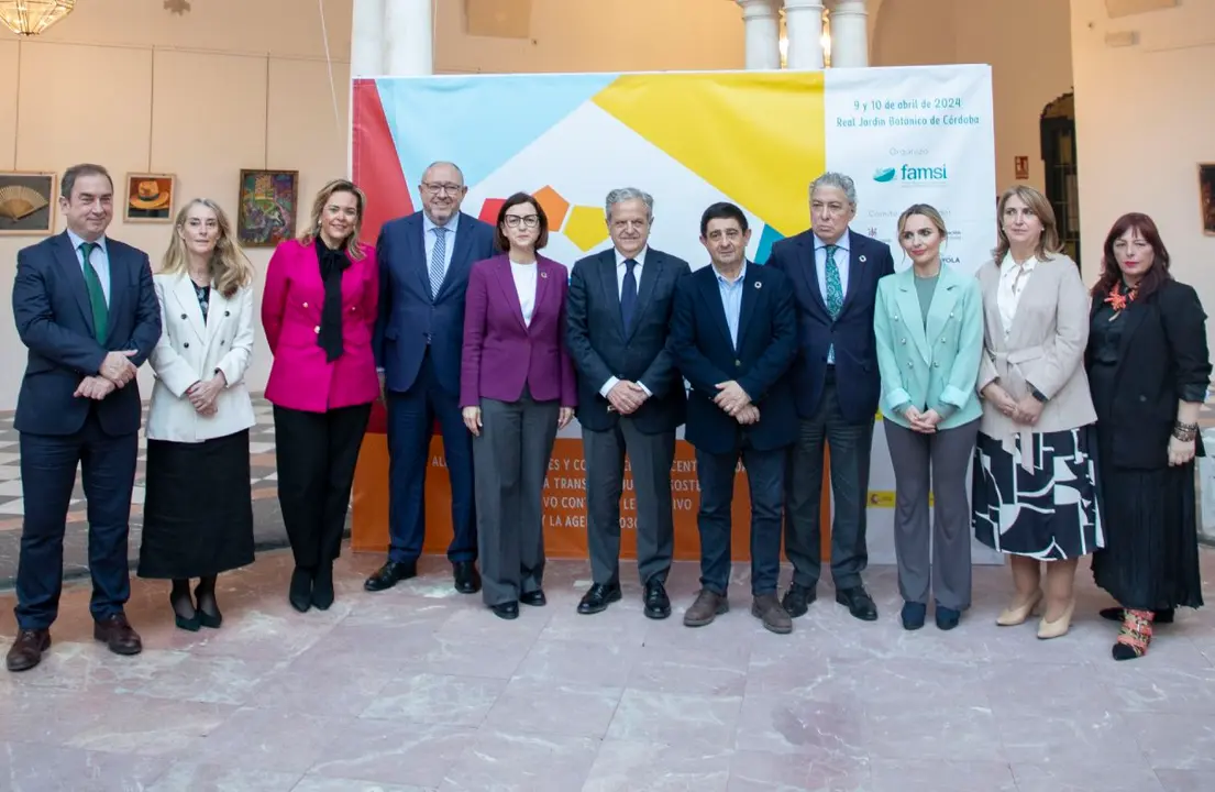 Inauguraci&oacute;n en la Diputaci&oacute;n del Foro Andalucía Solidaria, organizado por FAMSI (FOTO: cedida)