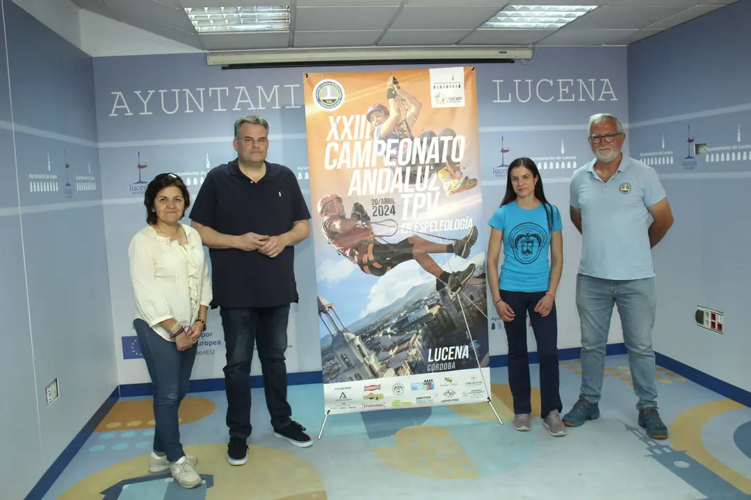 Presentaci&oacute;n del XXIII Campeonato Andaluz de TPV en Espeleolog&iacute;a en Lucena (FOTO: cedida)