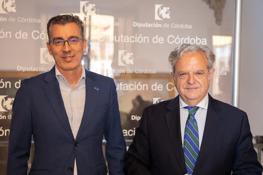 Visita del director de Telefónica en el Sur de España a la Diputaci&oacute;n de C&oacute;rdoba (FOTO: cedida)