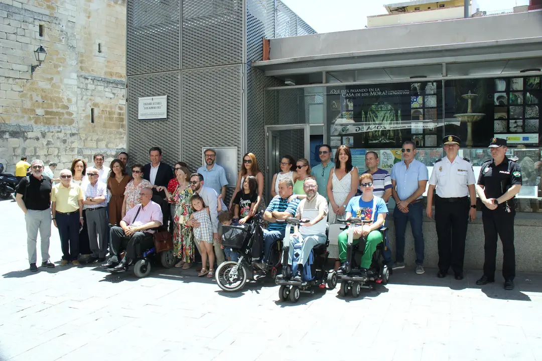 Nuevos itinerarios accesibles para personas con movilidad reducida en Lucena (FOTO: cedida)