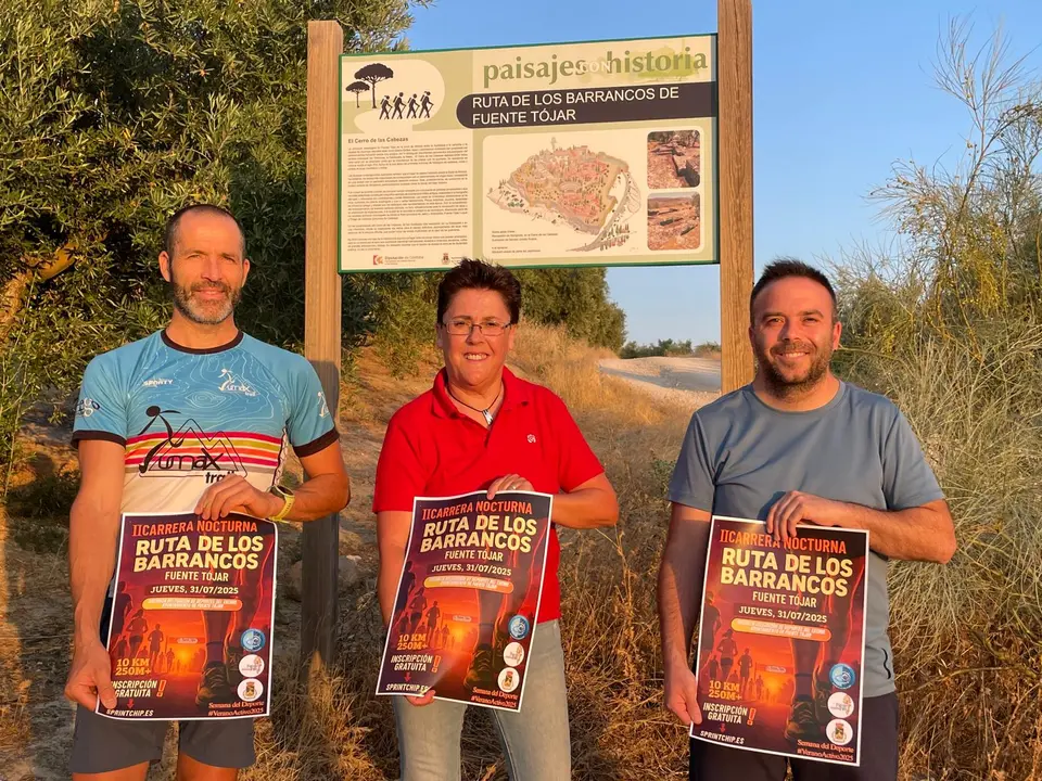 Presentaci&oacute;n II Carrera Nocturna 'Ruta de los Barrancos', en Fuente-T&oacute;jar (FOTO: cedida)