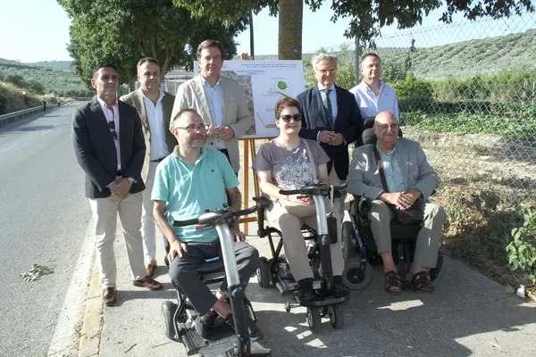 Proyecto de sendero peatonal hacia el Santuario de Aras, en Lucena (FOTO: cedida)