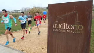 Paso de la Media Marat&oacute;n de Lucena por el Auditorio (FOTO: cedida)
