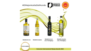 La DOP Priego de C&oacute;rdoba consigue cuatro reconocimientos en los Olymp Awards de Grecia