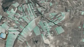 Mapa de las zonas de regad&iacute;o autorizadas por la CHG en Priego y Fuente-T&oacute;jar (FUENTE: DOP Priego de C&oacute;rdoba)