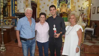 Despedida al párroco Pablo Fernández, en Fuente-T&oacute;jar (FOTO: cedida)
