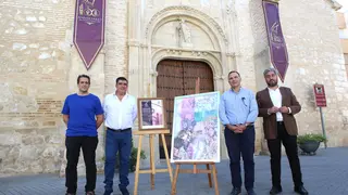 Presentaci&oacute;n del 'videomapping' de la Hermandad de la Columna de Lucena con motivo de su centenario (FOTO: cedida)