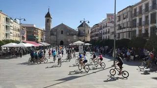 Marcha ciclista infantil con motivo de la Semana Europea de la Movilidad Sostenible en 2022 (FOTO: cedida)