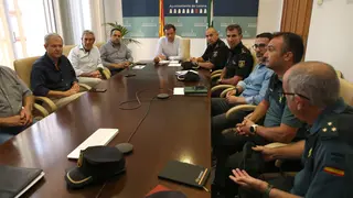 Reuni&oacute;n del plan especial de seguridad para la campa&ntilde;a de la aceituna en Lucena (FOTO: cedida)