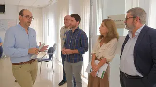 Visita a las futuras instalaciones del &aacute;rea de Salud Mental infantojuvenil de Cabra (FOTO: cedida)