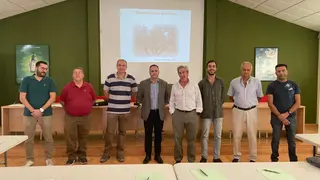 Inicio del curso de agricultura en la Cooperativa Olivarera de Lucena (FOTO: cedida)