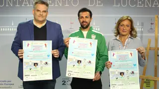 Presentaci&oacute;n del V Torneo Solidario de F&uacute;tbol 'M&eacute;dicos del Sur', en Lucena (FOTO: cedida)