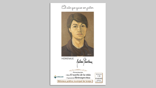 Homenaje del Ayuntamiento de Izn&aacute;jar al artista local, Antonio Quintana