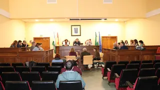 Sesi&oacute;n plenaria en el Ayuntamiento de Lucena (FOTO: cedida)