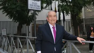Juan Antonio Parejo en la Plaza que ahora lleva su nombre en Lucena (FOTO: cedida)