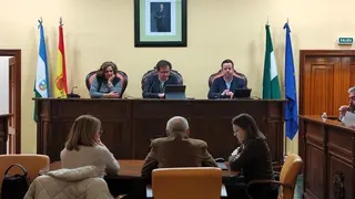 Pleno extraordinario en el Ayuntamiento de Lucena (FOTO: cedida)