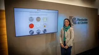 Marta Siles presenta la nueva web del Archivo de la Diputación de C&oacute;rdoba (FOTO: cedida)