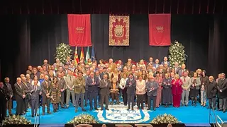 Homenaje a las corporaciones democr&aacute;ticas con motivo del D&iacute;a de Cabra 2024 (FOTO: cedida)