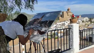 IV Concurso de pintura al aire libre 'Bocetos de Izn&aacute;jar' (FOTO: cedida)