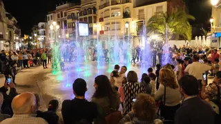 Nueva fuente art&iacute;stica en superficie de la Plaza de Espa&ntilde;a, en Cabra (FOTO: cedida)