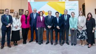 Inauguraci&oacute;n en la Diputaci&oacute;n del Foro Andalucía Solidaria, organizado por FAMSI (FOTO: cedida)