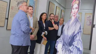 Inauguraci&oacute;n exposici&oacute;n sobre Lozano Sidro y sus ilustraciones para la novela de Juan Valera 'Pepita Jim&eacute;nez' (FOTO: cedida)