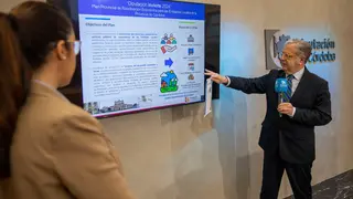 Fuentes explica la aplicaci&oacute;n de los remanentes de Diputaci&oacute;n destinados a programas para empresas p&uacute;blicas y ayuntamientos (FOTO: cedida)