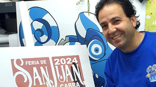 Chema Riquelme, autor cartel Feria San Juan 2024 en Cabra (FOTO: cedida)