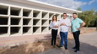 Nuevo módulo de nichos en el Cementerio de 'San José' de Monturque (FOTO: cedida)