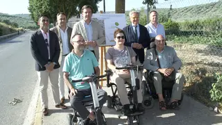 Proyecto de sendero peatonal hacia el Santuario de Aras, en Lucena (FOTO: cedida)