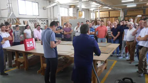 Un momento de la jornada pr&aacute;ctica, en Encinas Reales (FOTO: cedida)