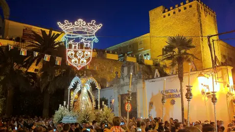 Procesi&oacute;n de la Virgen de la Sierra, el ocho de septiembre (FOTO: archivo)